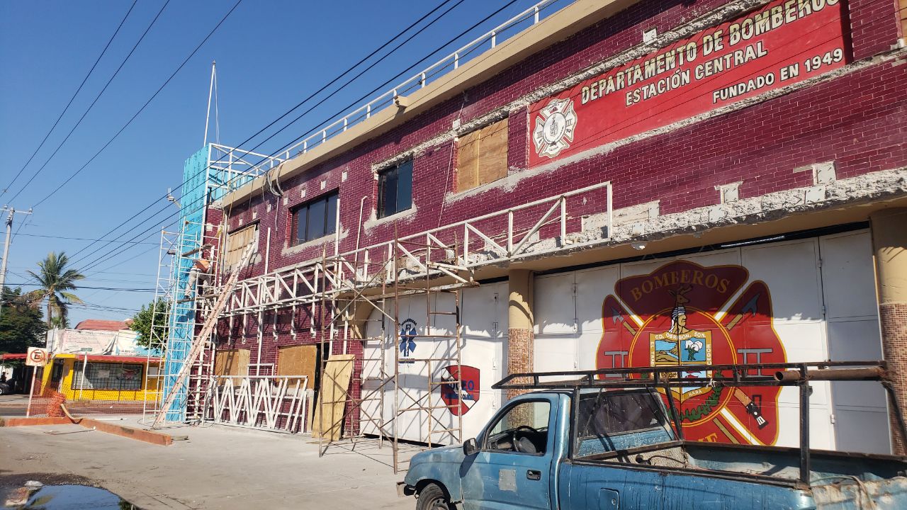 Terminaría en diciembre remodelación del Cuartel de Bomberos