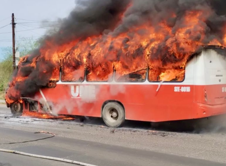 Falla eléctrica desata inc3-ndio en camión; IMTES confirma que no hubo herid0s