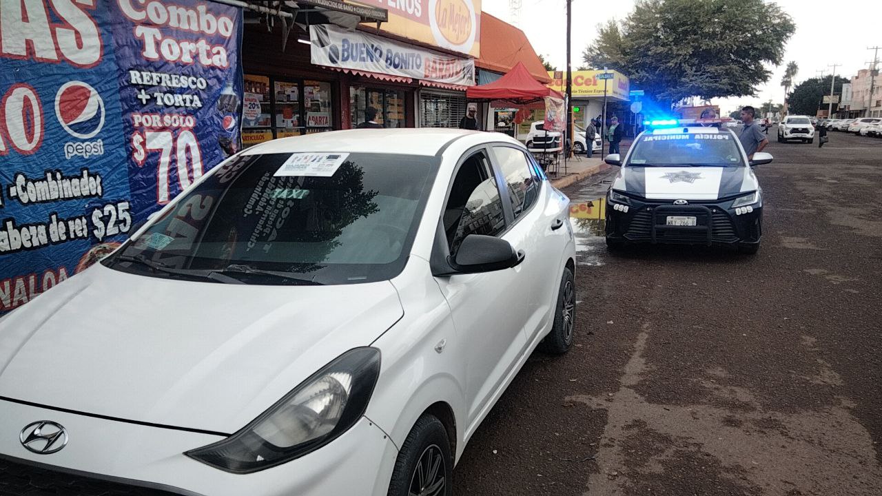Refuerzan vigilancia contra taxis “quinceros” en el centro de la ciudad