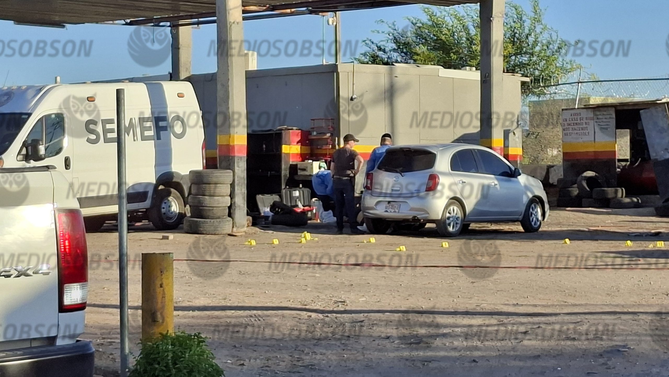 As3sin4n a hombre dentro de llantera al sur de Hermosillo; es el segundo ataqu3 4rmad0 del día