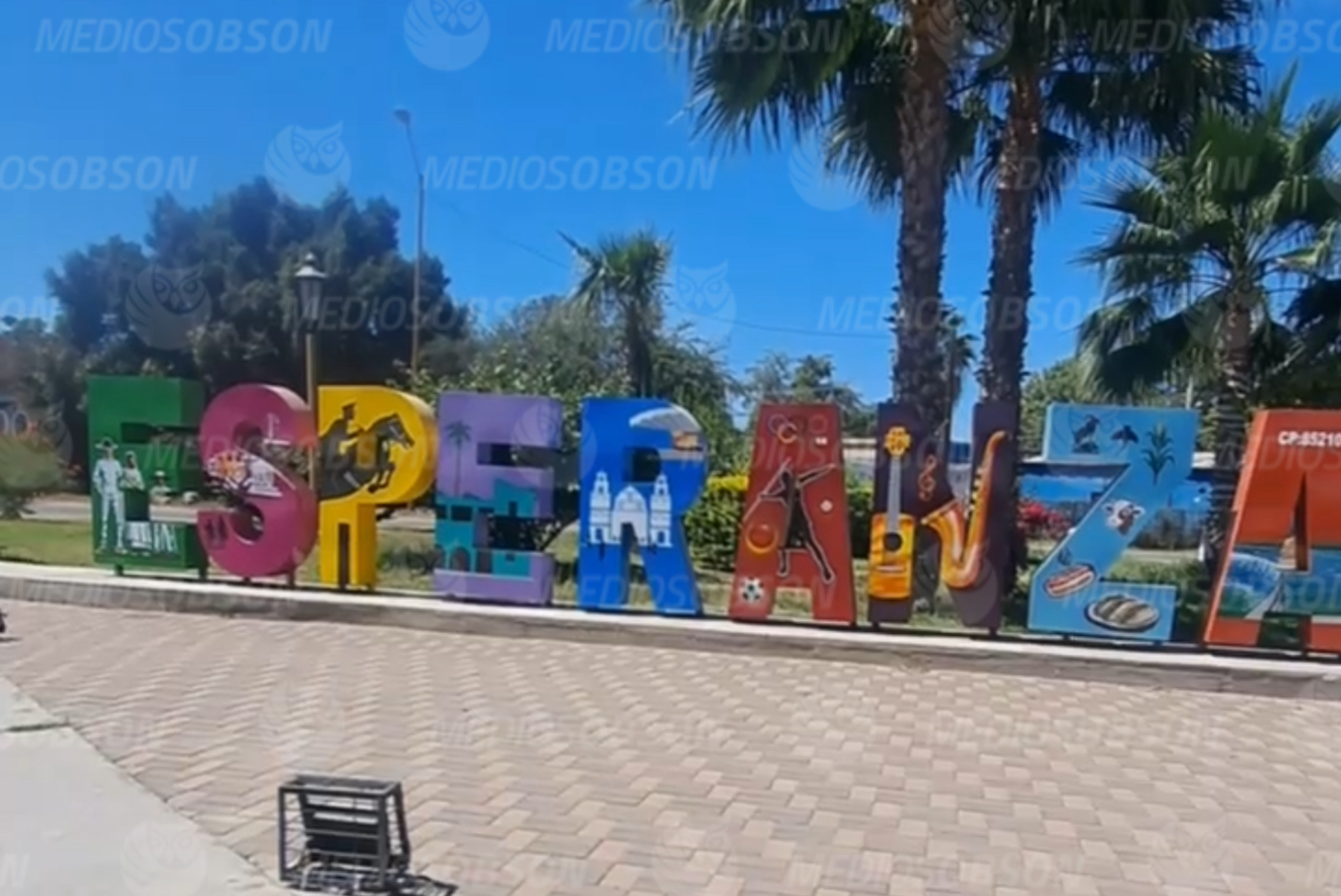 Por iluminarse letras emblemáticas en Esperanza