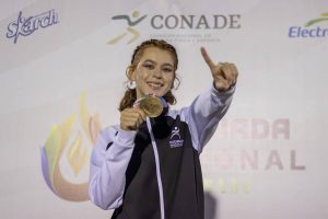 Cajemense gana oro en lanzamiento de jabalina dentro de la olimpiada nacional