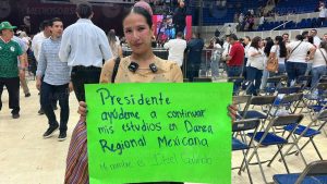 Itzel pide apoyo a Lamarque Cano para continuar sus estudios de danza