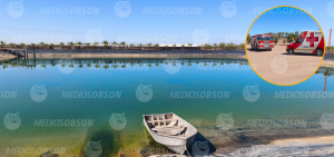 Fall3ce hombre tras caer a represo en la costa de Hermosillo