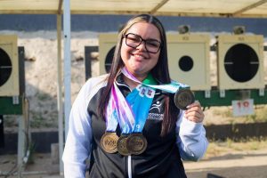 Precisión dorada: dupla sonorense de tiro deja legado histórico en Olimpiada Nacional
