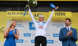 Isaac del Toro terminó tercero en el Tour de Francia