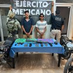 Aseguran a dos sujetos con arm@s y dr0g-a en el Ejito tepeyac