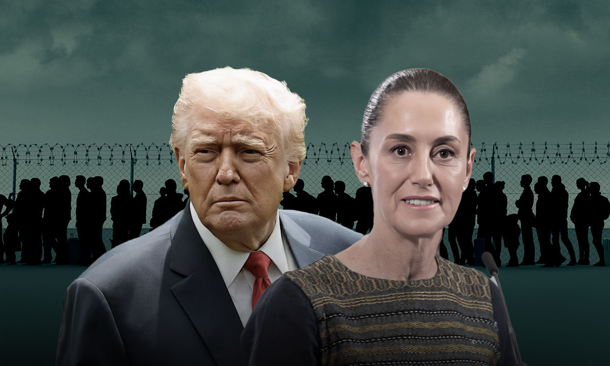 Sheinbaum pide a Estados Unidos no “criminalizar” migración