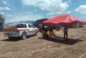 Arden mil 500 pacas de trigo en Valle del Yaqui
