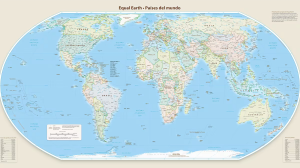 ONU impulsa nuevo mapa mundial para mostrar el tamaño real de los continentes