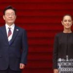 Claudia Sheinbaum recibe al presidente de Corea del Sur, Lee Jae-myung, en Palacio Nacional