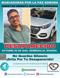Piden apoyo para localizar a Christian Ernesto Gortares Barragán