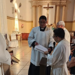 Con fe y esperanza, dan la bienvenida al padre Mario López Sotelo en Bácum