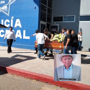 Rinden homenaje póstumo a Guadalupe Romero Valdez, policía jubilado